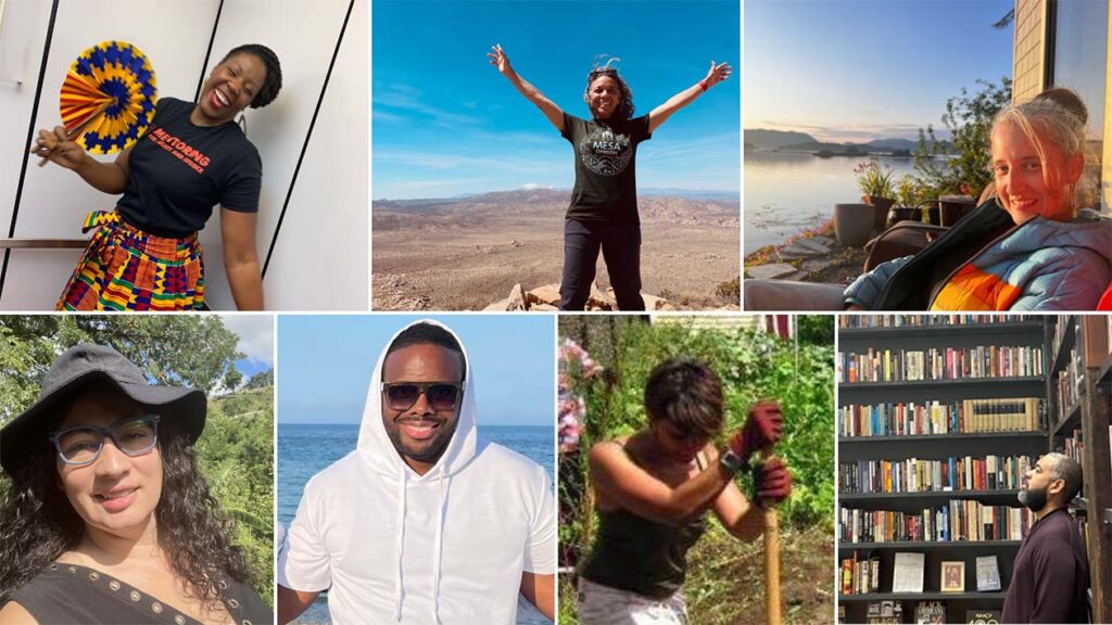 Collage of 7 Urban Education faculty members