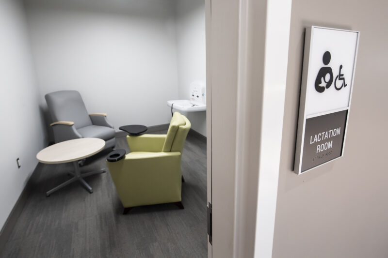 Lactation suite for use of students, faculty, and staff in the School of Education