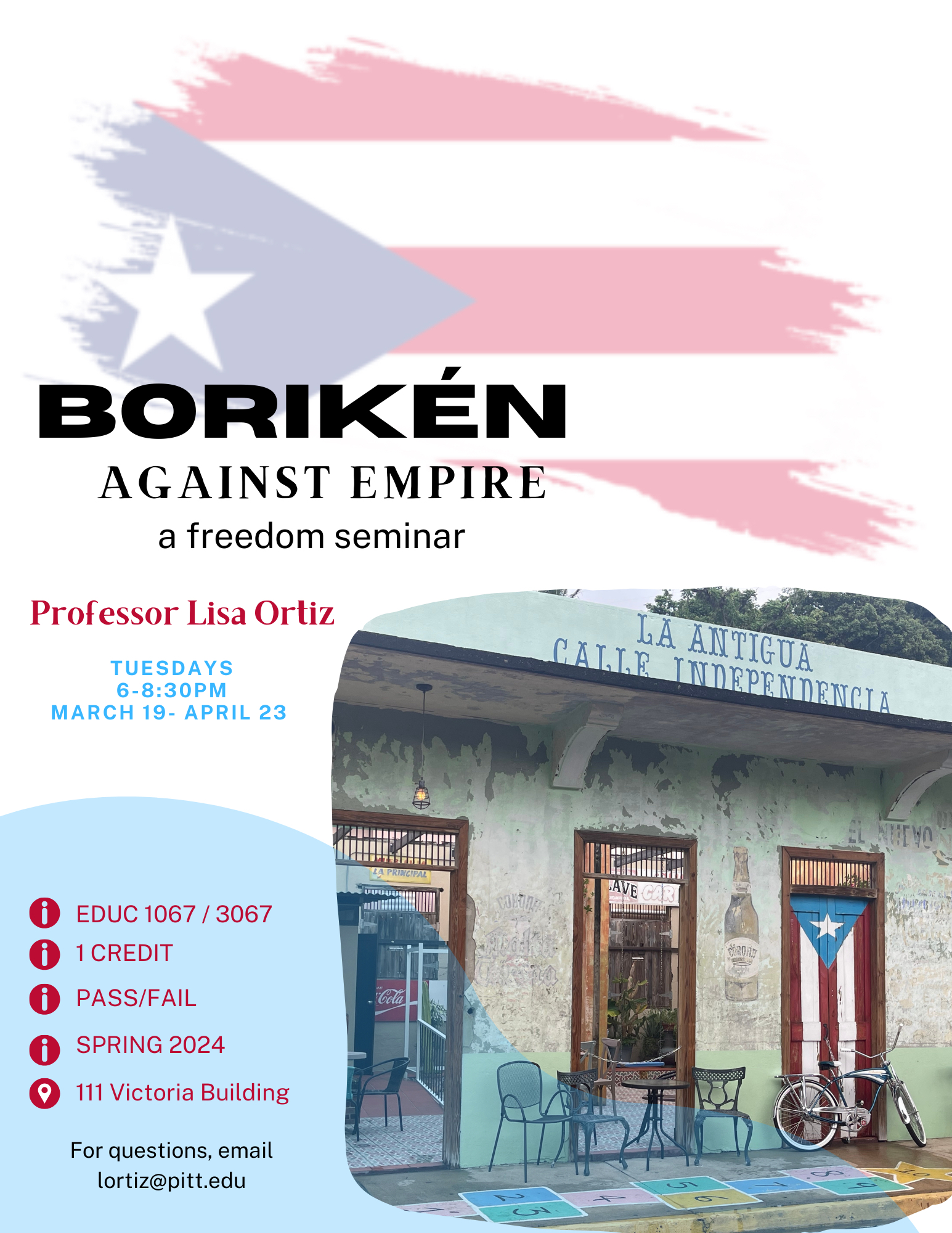 Boriken Against Empire Freedom Seminar flyer