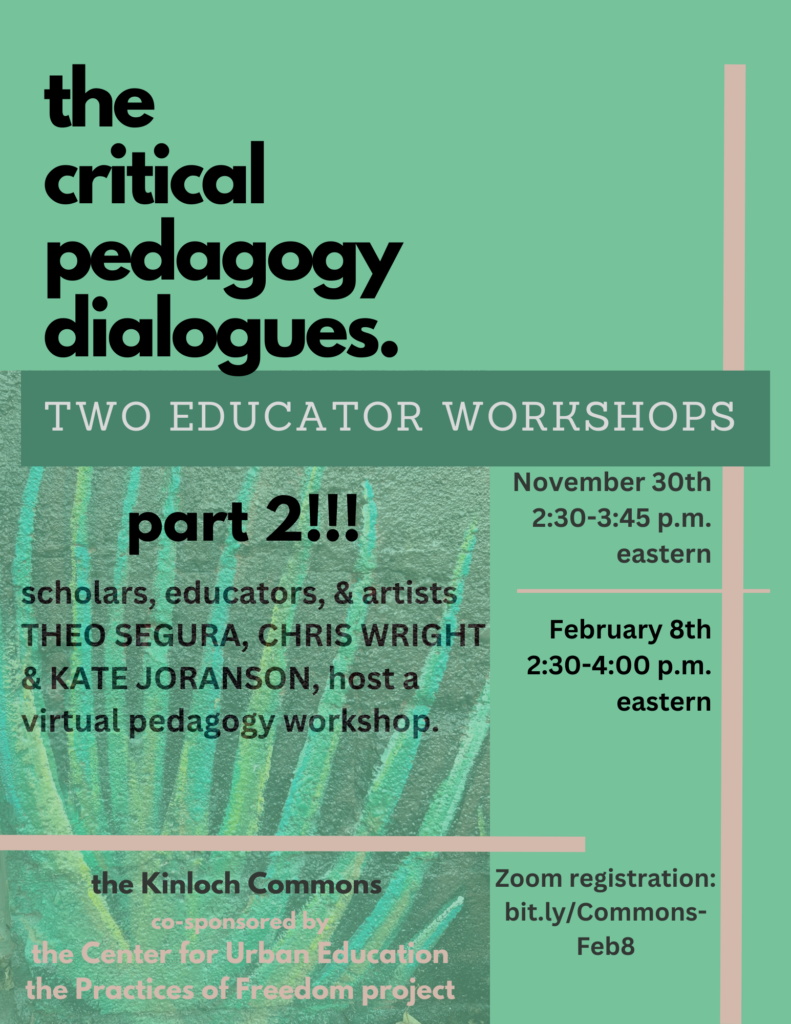 February 8 Educator Workshop flyer