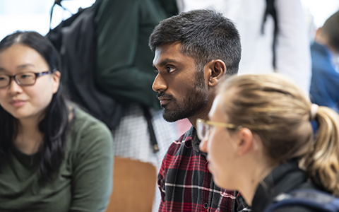 Students talking