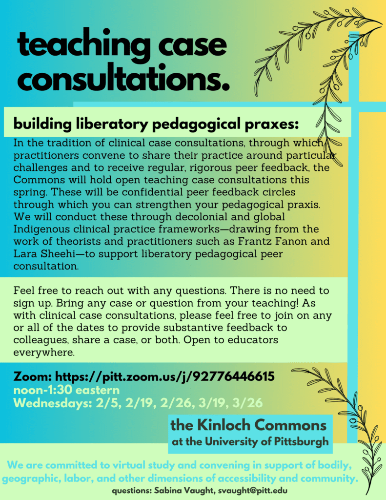 Teaching Case Consultations Flyer