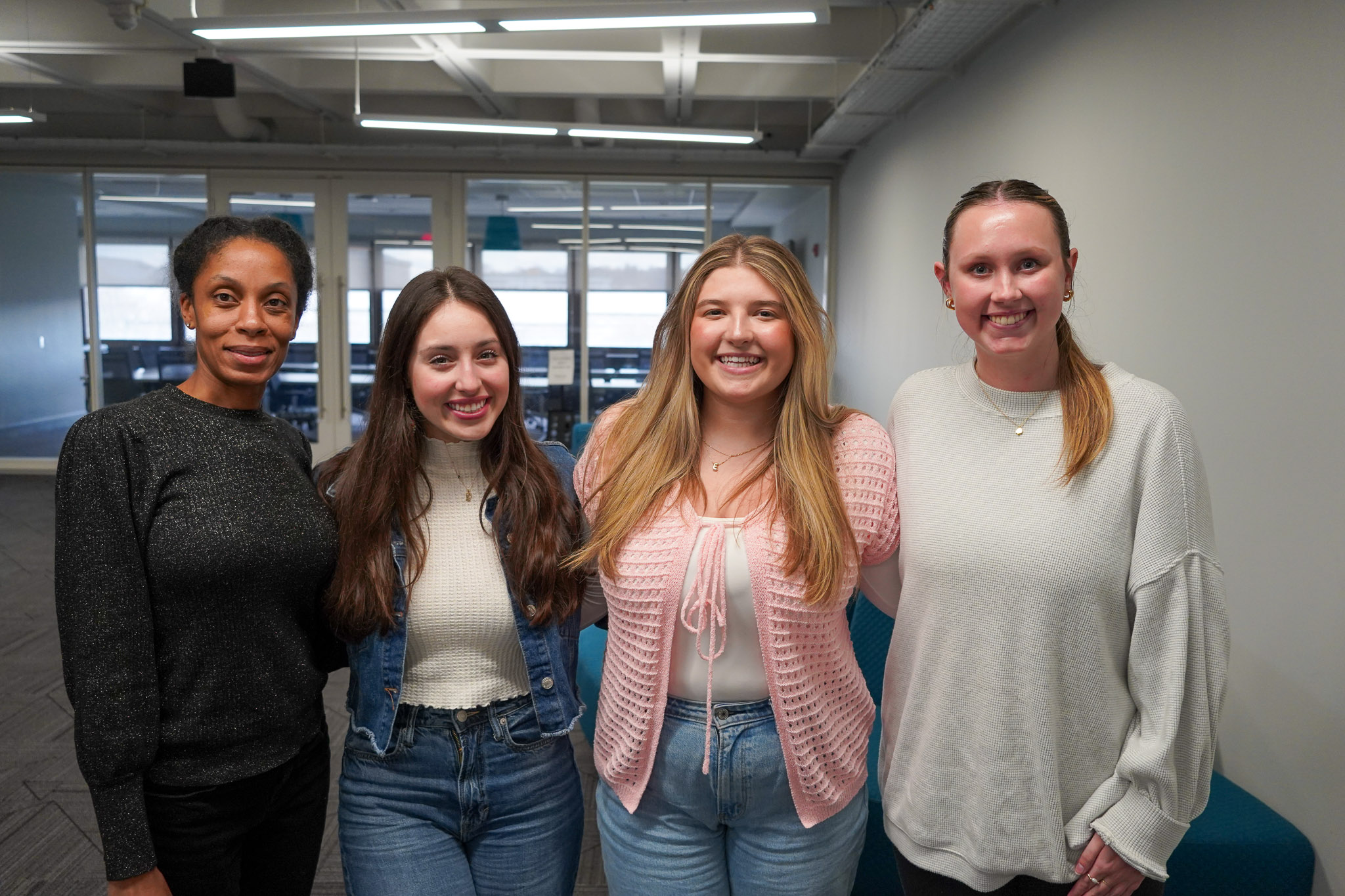 From left: JoVonne Tabb, Paulina Sanchez, Emily Wilmoth, and Lily Humbertson.